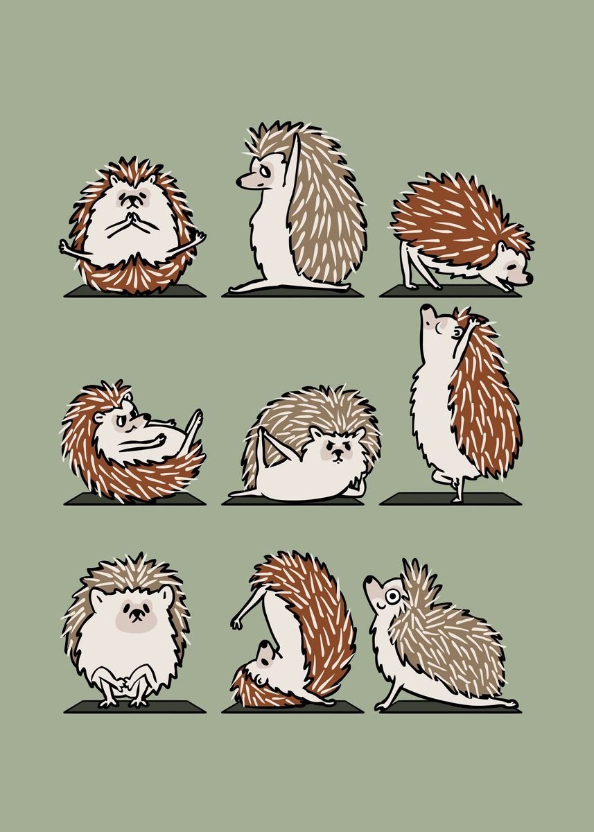 Ежик за решеткой