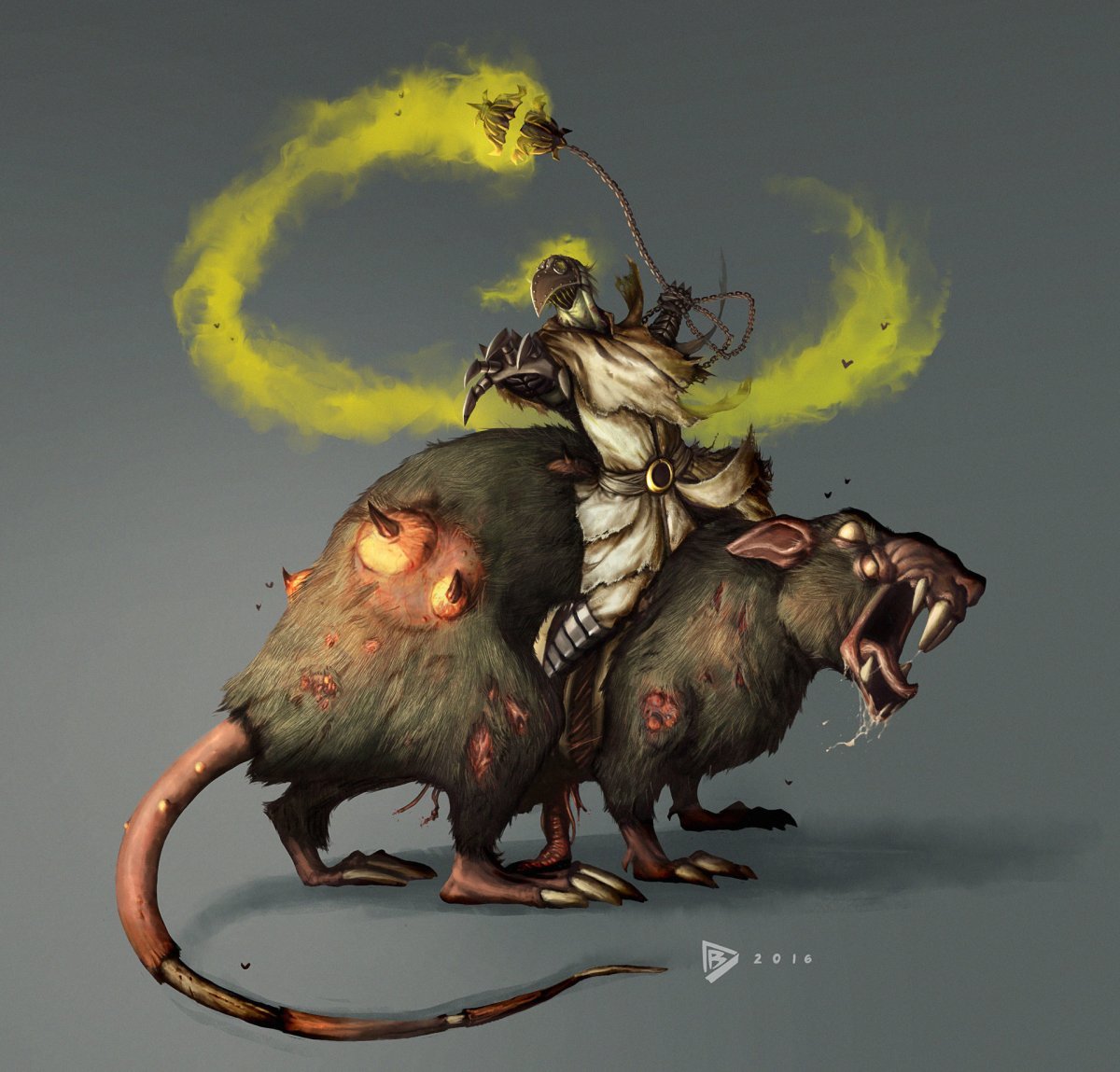 Крыса в руке