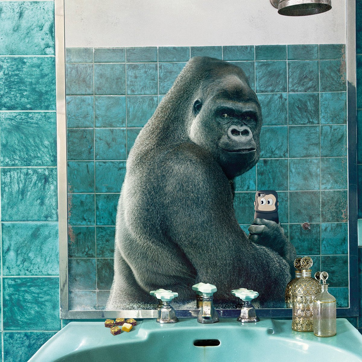 Реклама с обезьяной