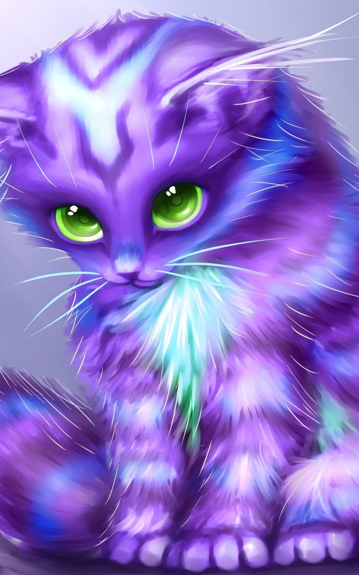 Фиолетовый кот из попи. Фиолетовая кошка. Кошки арты. Фиолетовые коты.