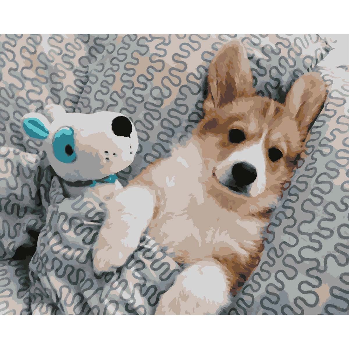 Игрушка спящая собака