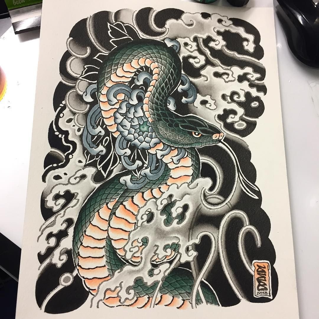 Нео Япония змея