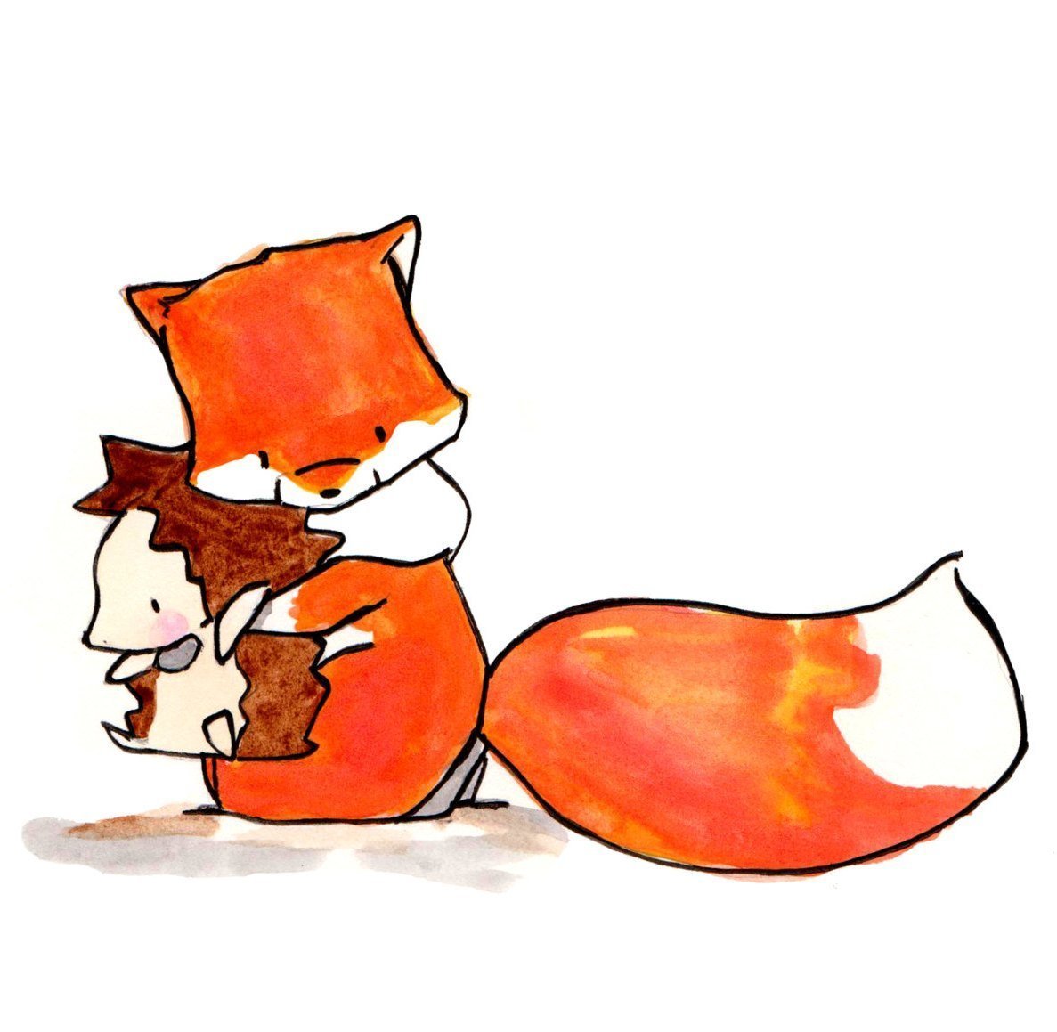 Лисенок обнимашки