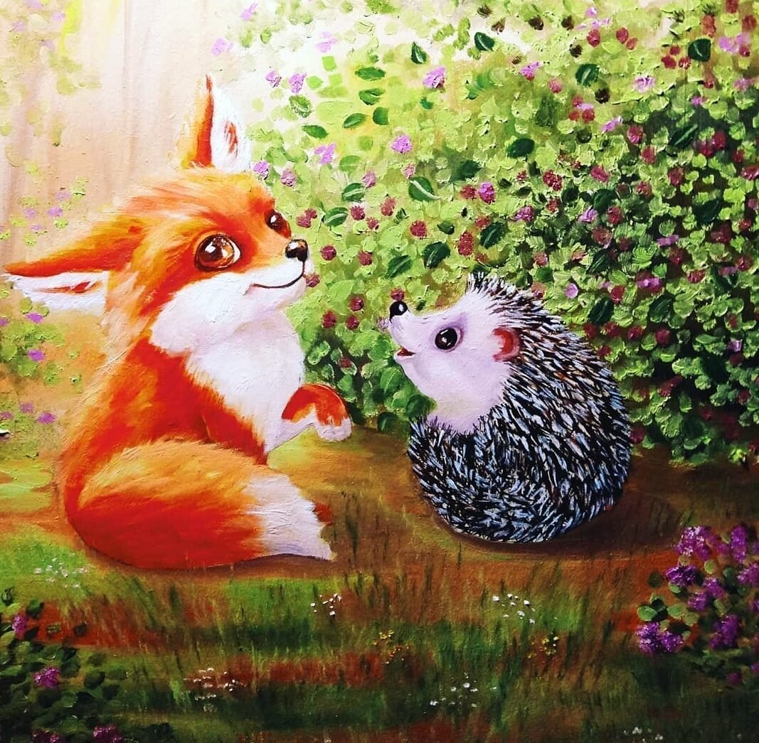 Ежик и Лисенок