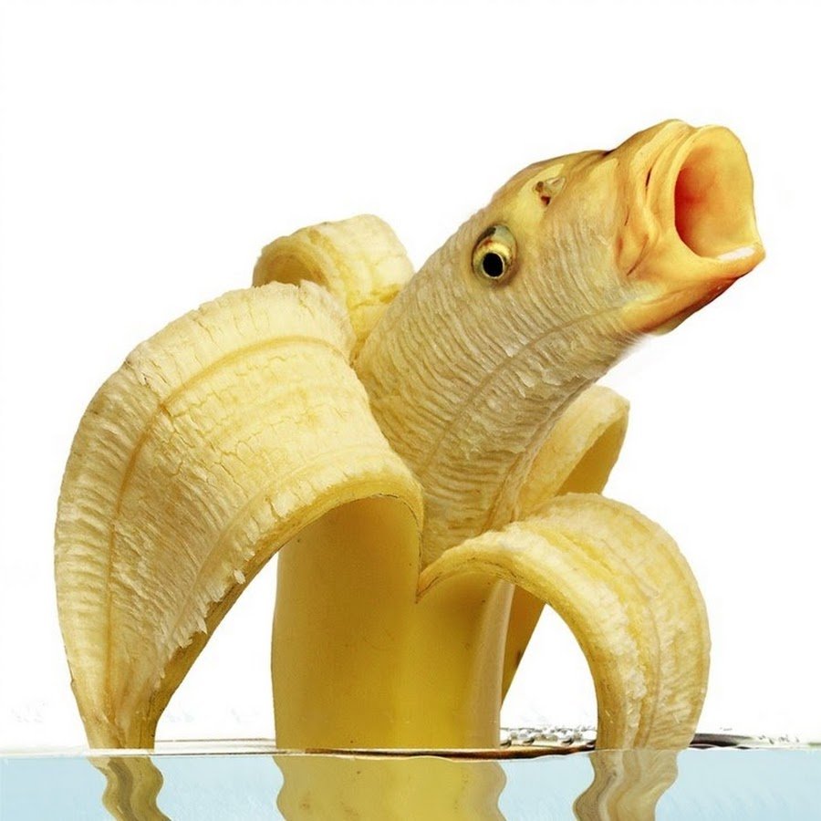 Валентинка с бананом