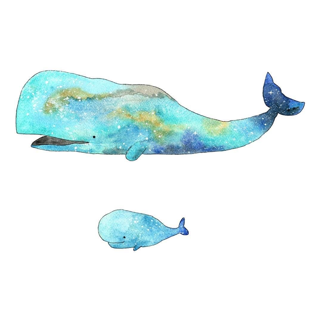 Тату кит и Китенок