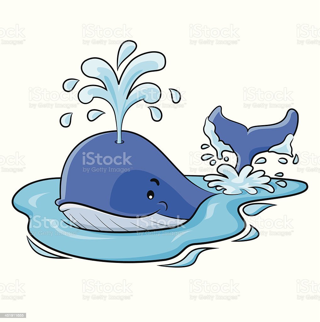 Кит мультяшный