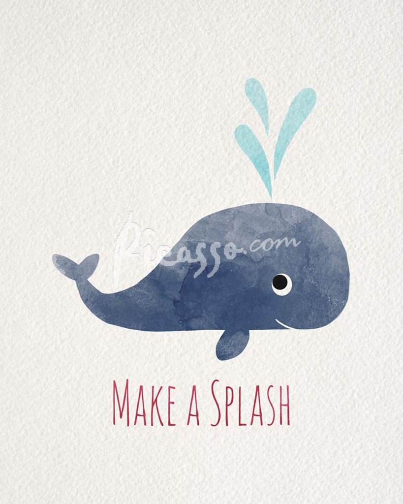 Кит и Китенок рисунок