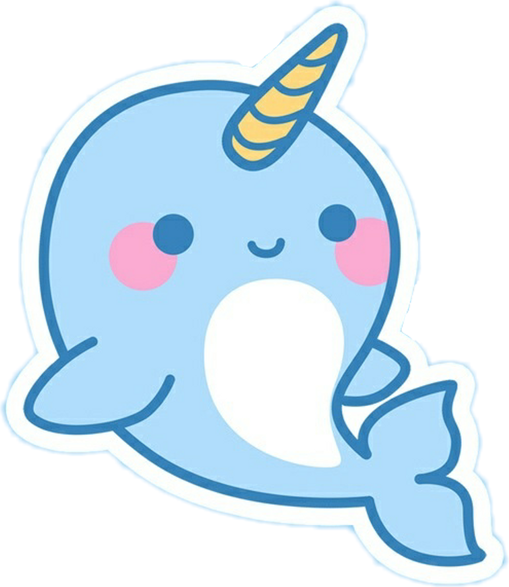 Нарисованный кит на белом фоне