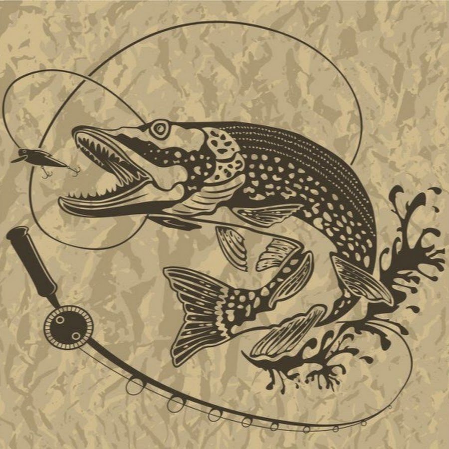 Гравировка щука