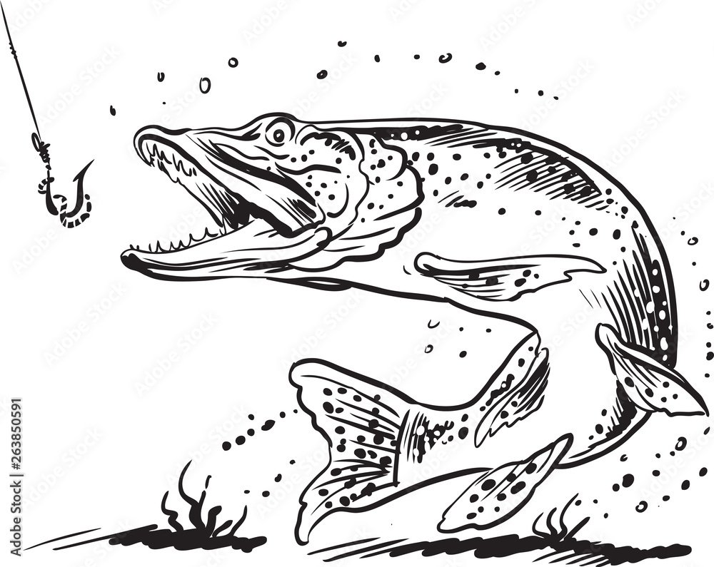 Щука для выжигания