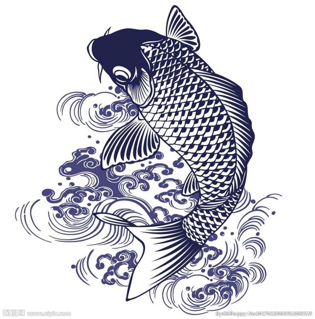 Японский Карп вектор