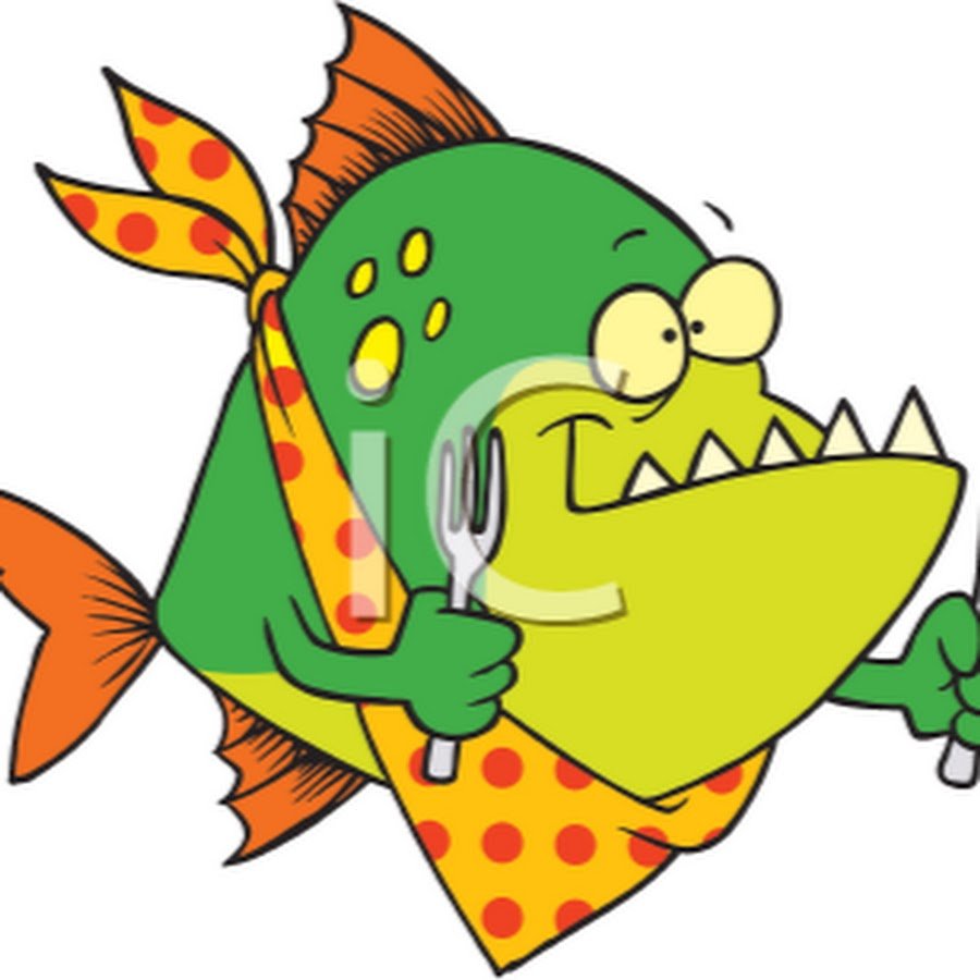 Веселая рыба Пиранья