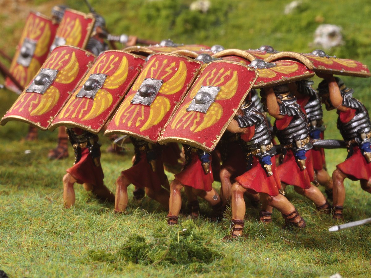 Трехрядное построение римлян