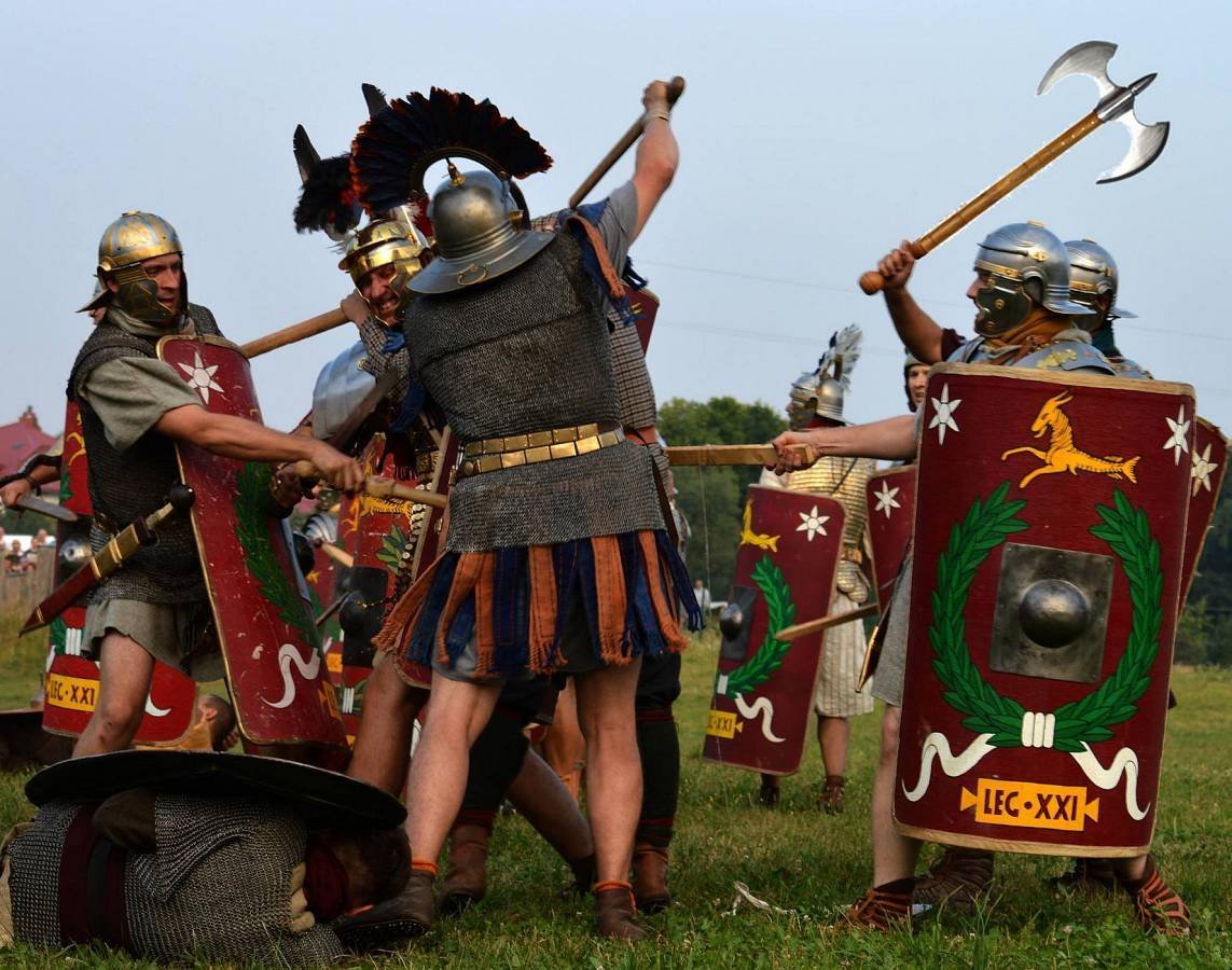 Римский легионер без доспехов