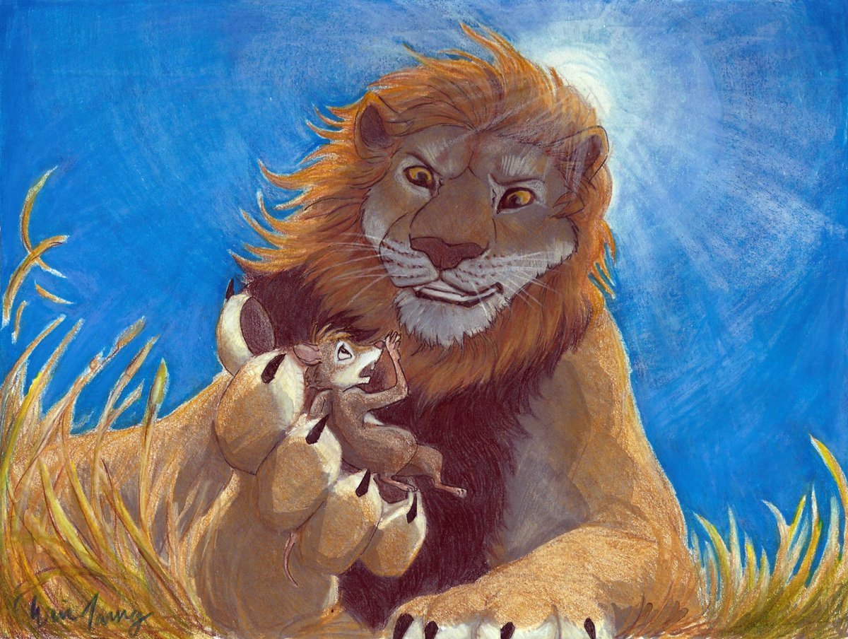 Лев и мышь