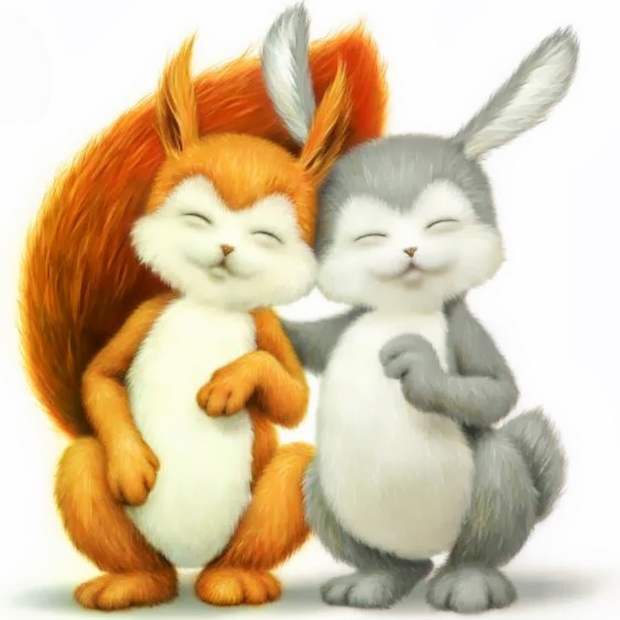 Зайчик и Белочка