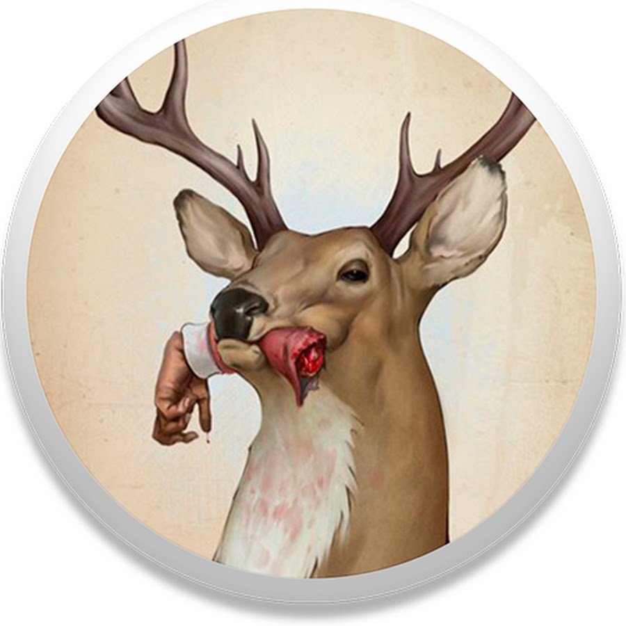 Большерогий олень арт