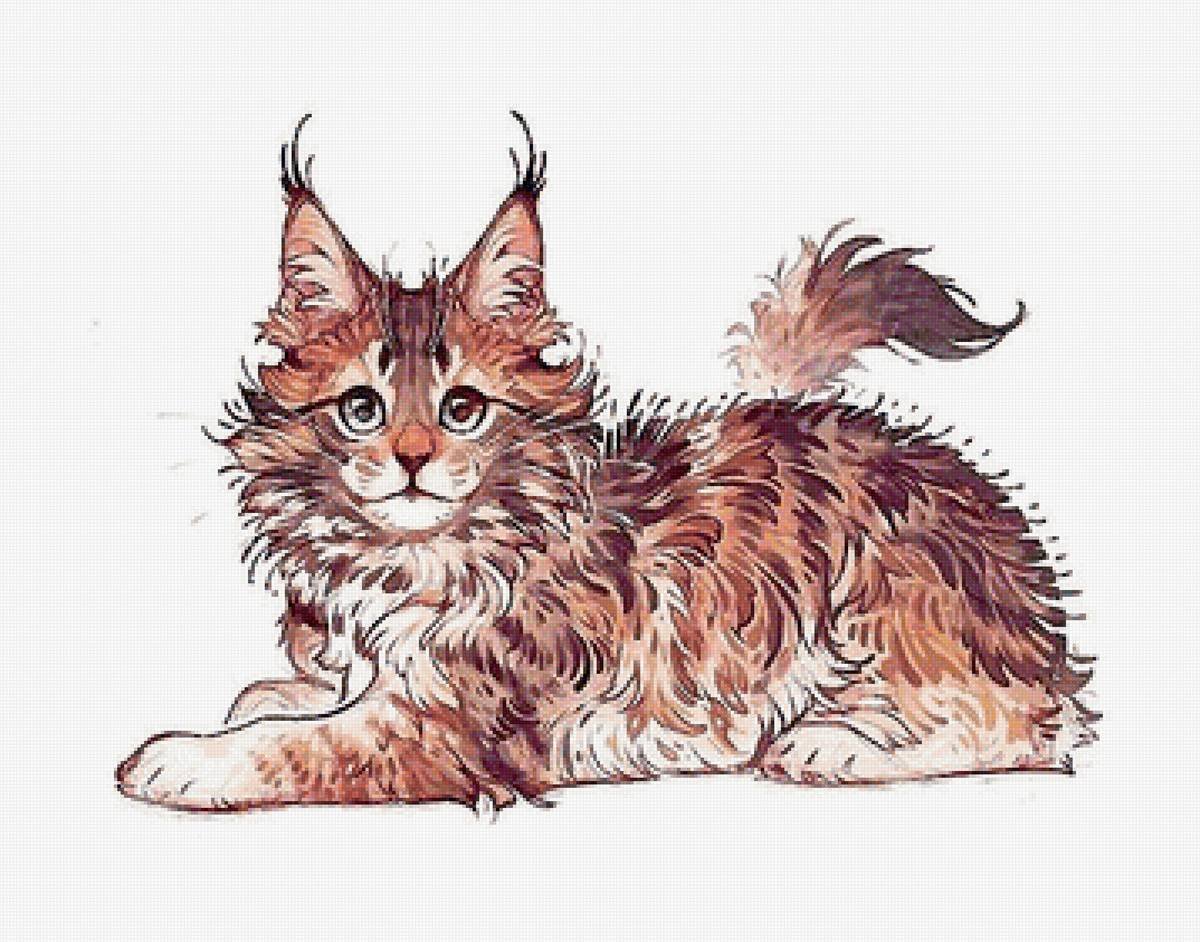 Вальяжная кошка