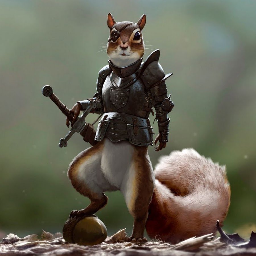 Белка в доспехах