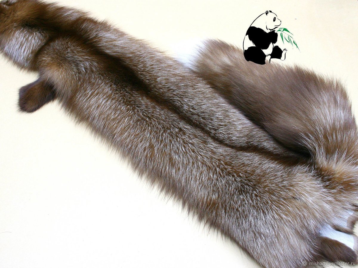 Чернобурая лиса мех