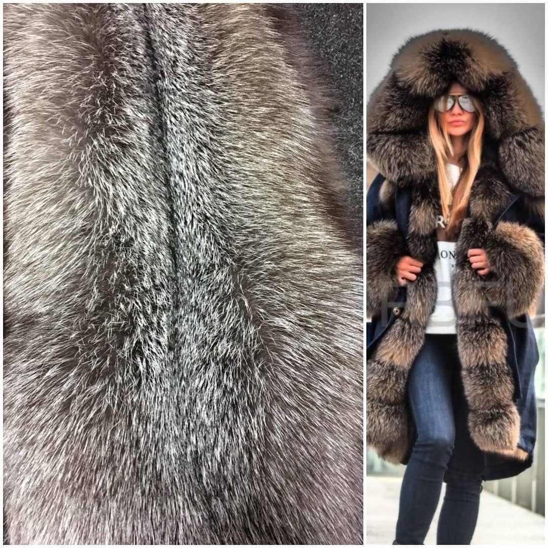 Чернобурая лиса шкура