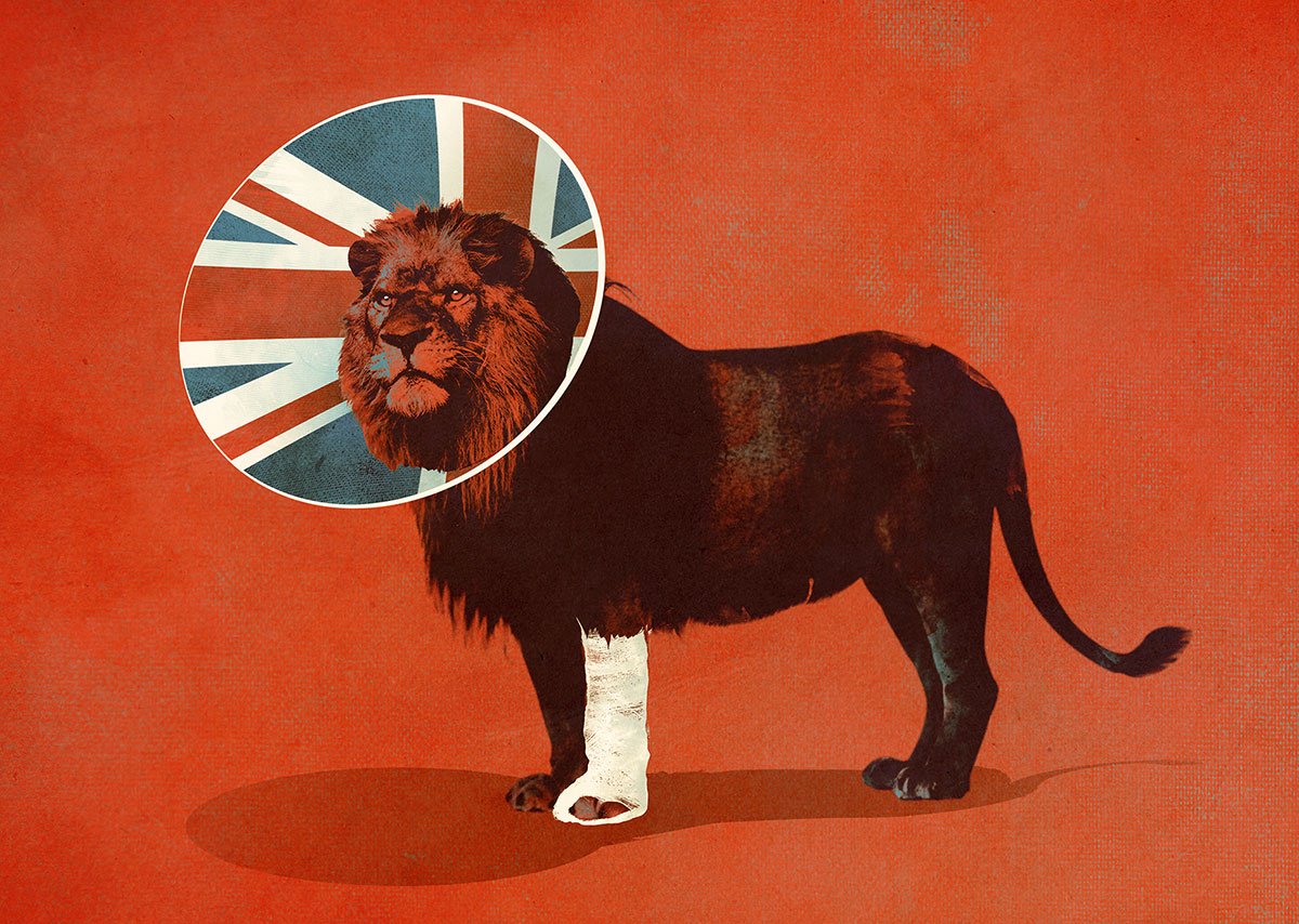 Национальные символы Великобритании Лев