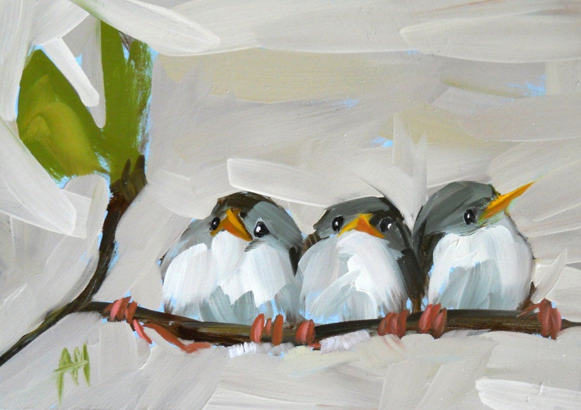 Анжела Моултон птички