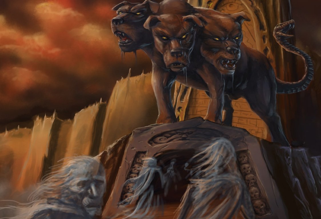 Подземное царство Аида Цербер