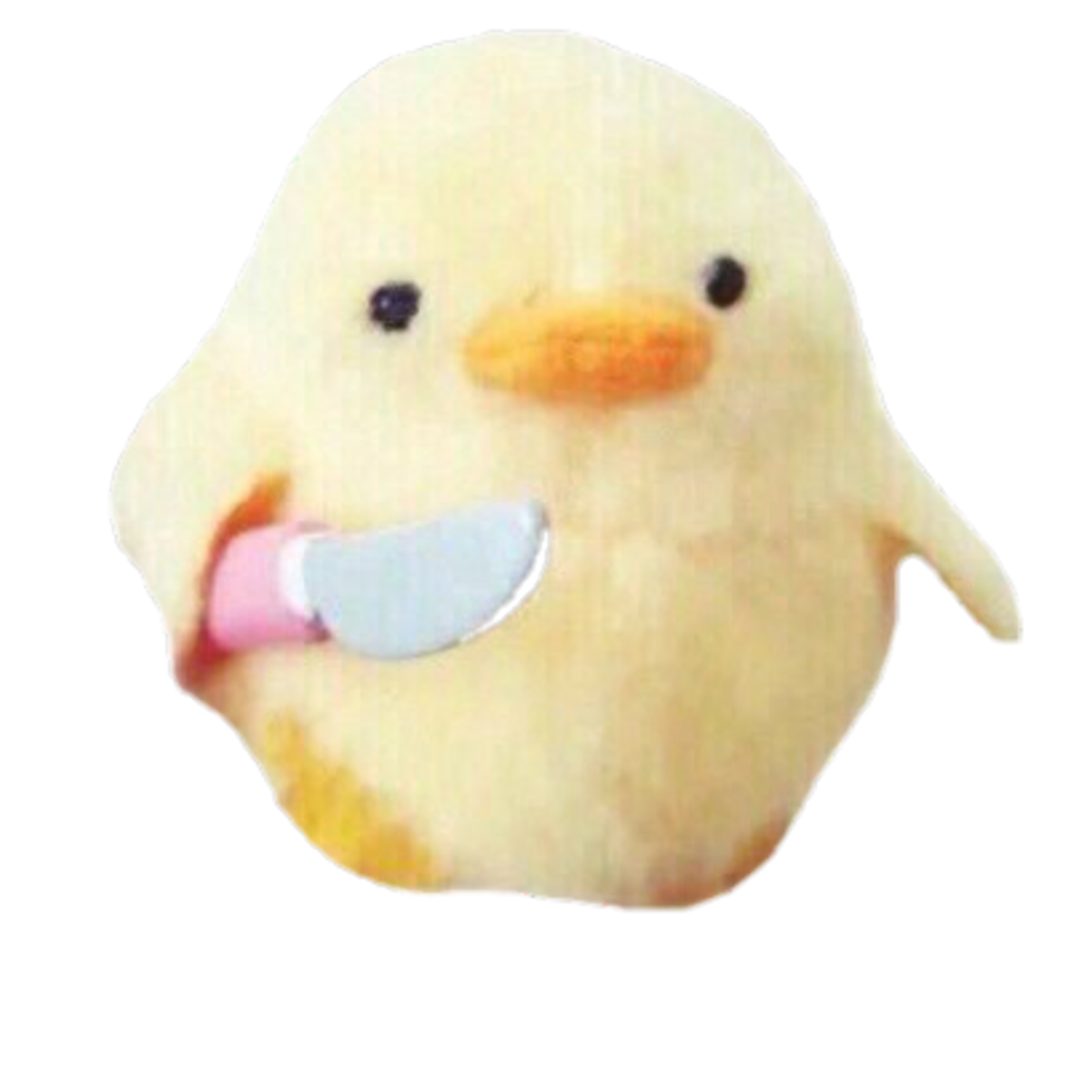 Уточка с ножом