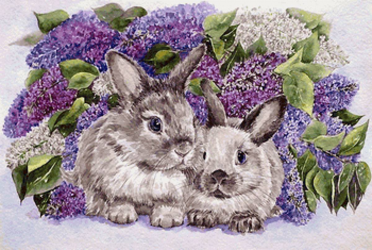 Заяц осенью в лесу