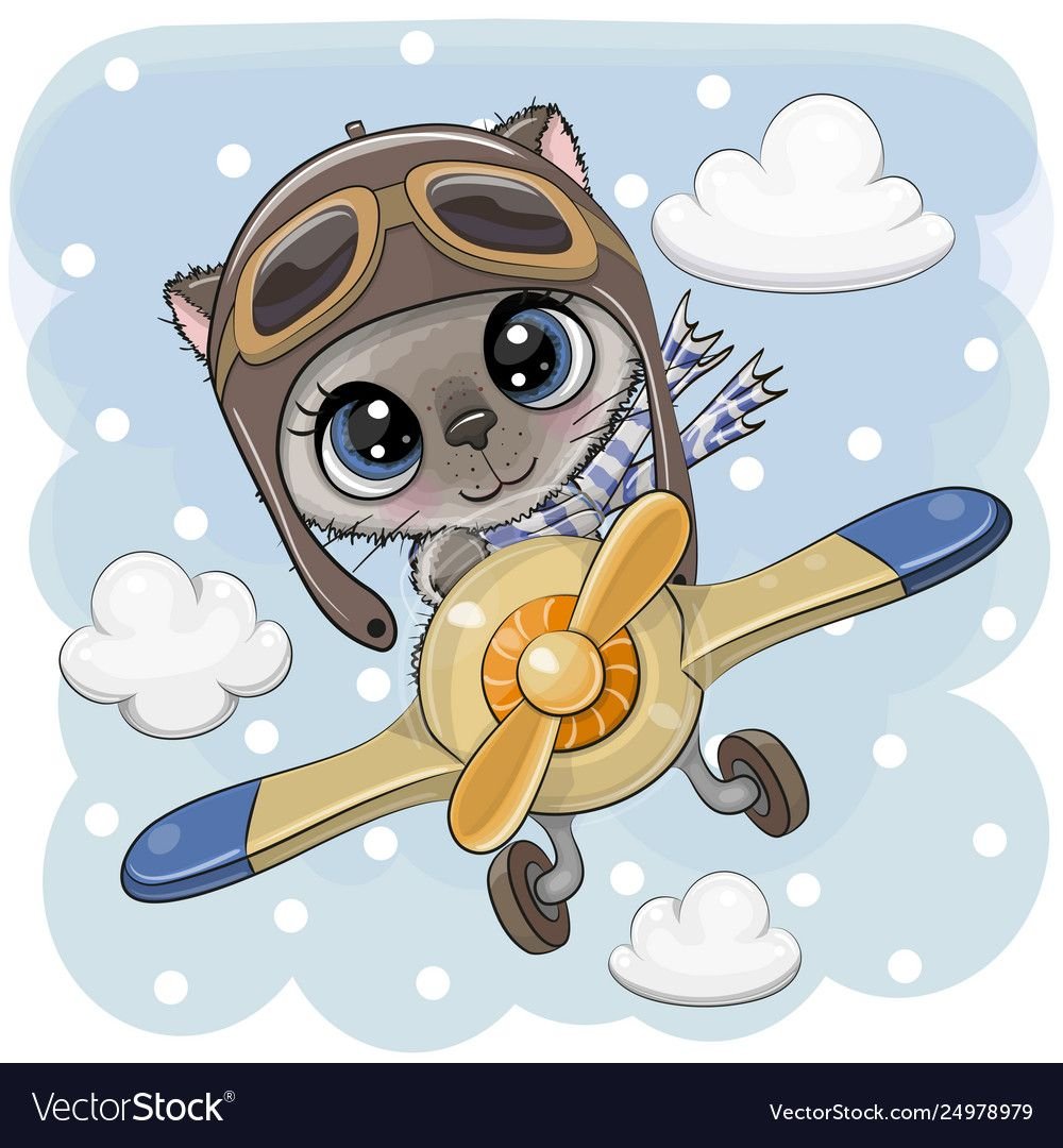 Кот в шлемофоне