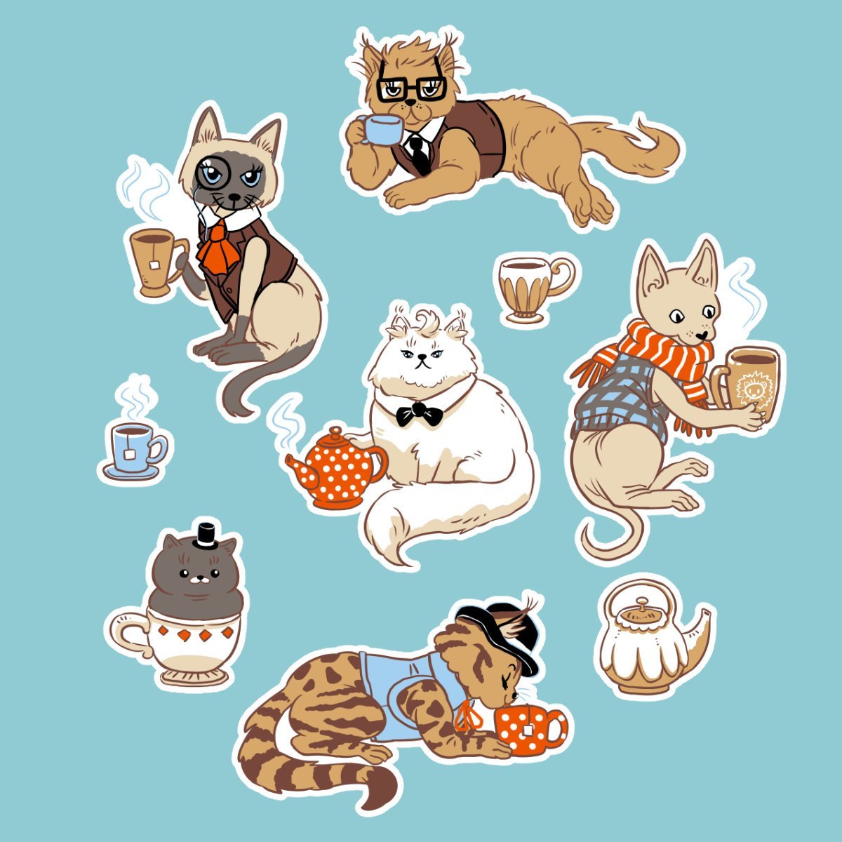 Стикер "котик"