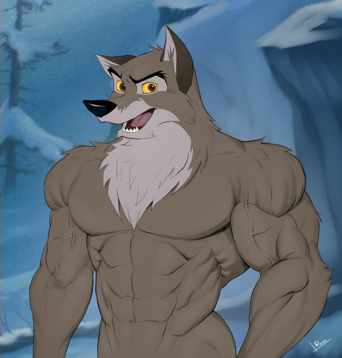 Балто muscle furry