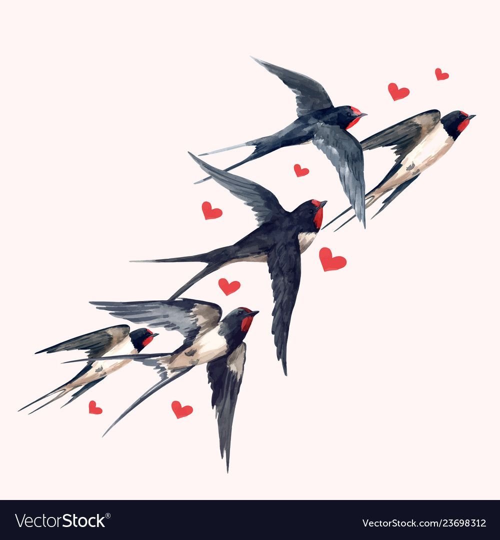 Три ласточки