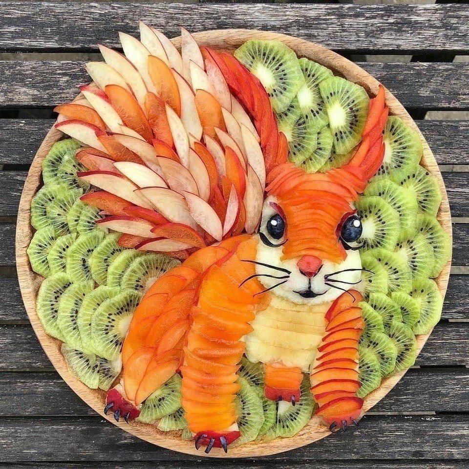 Украшения из моркови