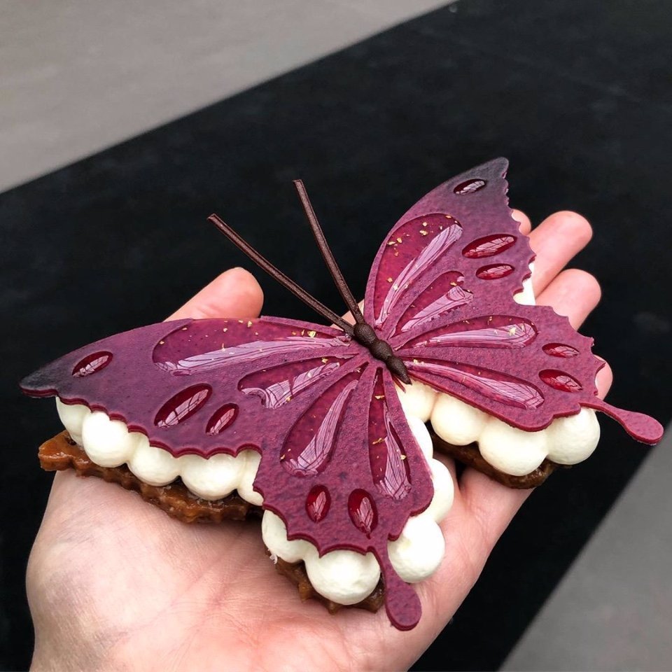 Салат в виде лисы