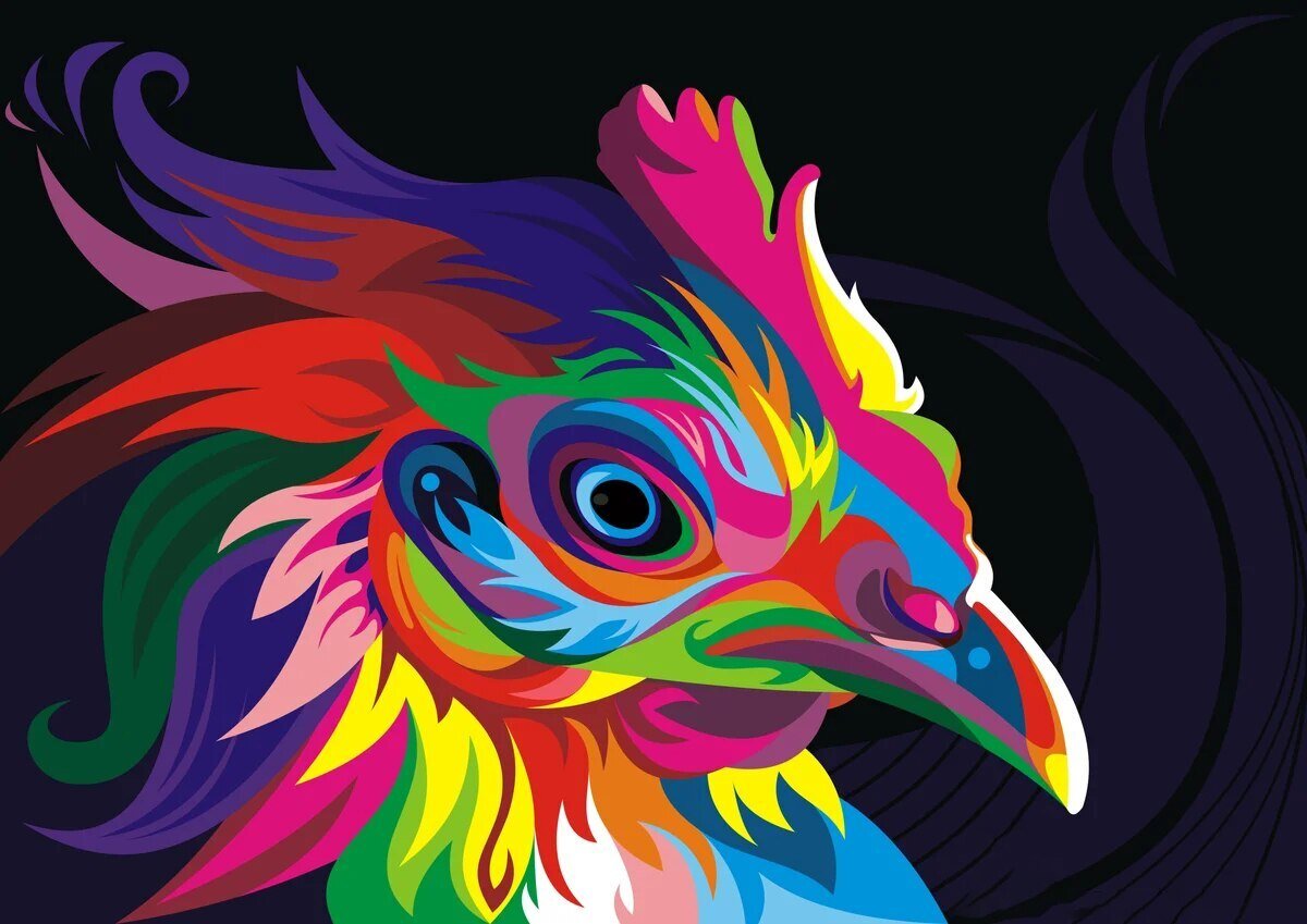 Цветные животные