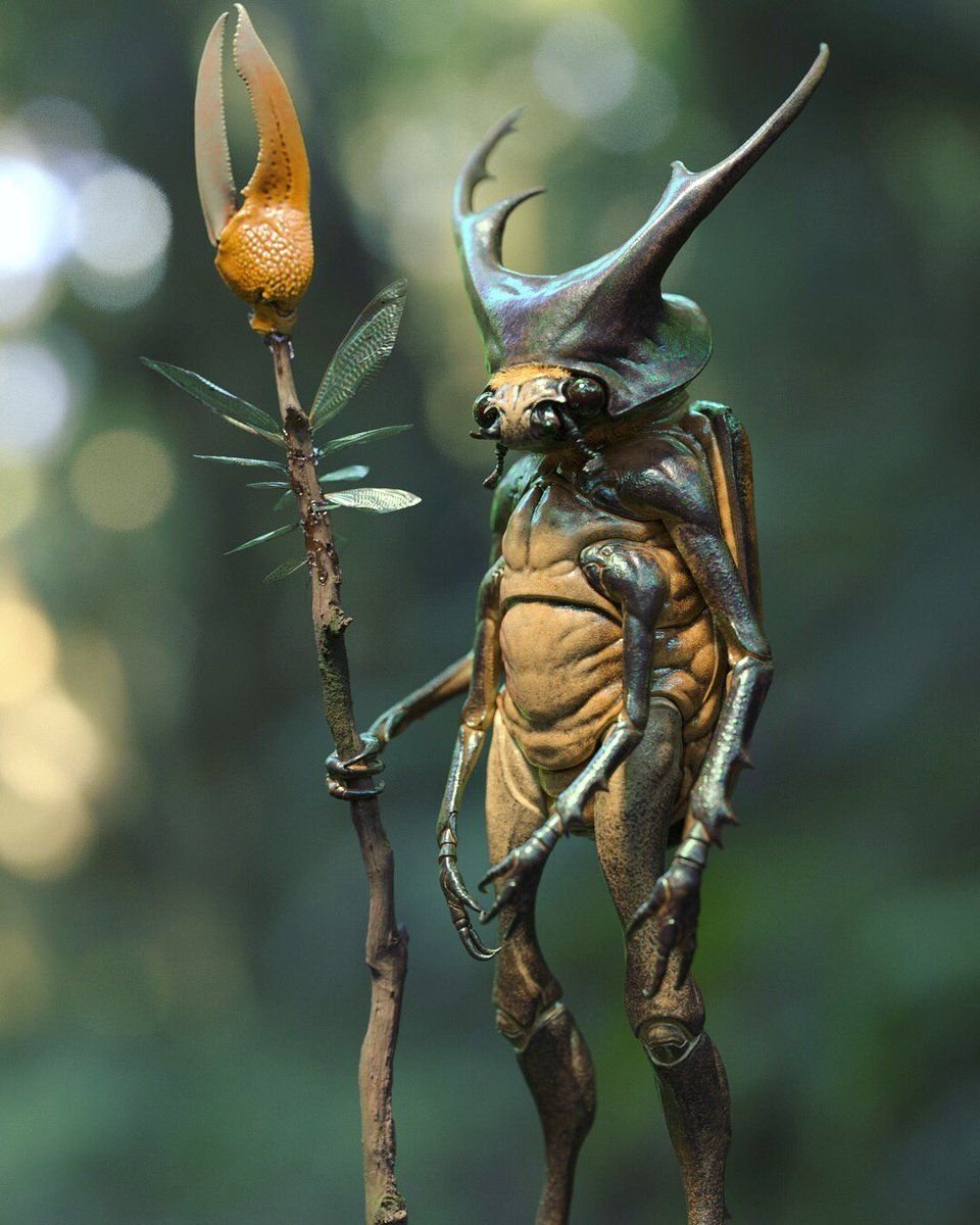 Жук олень стимпанк