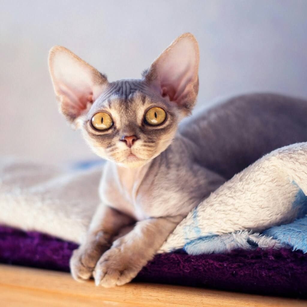 Кот породы Девон рекс