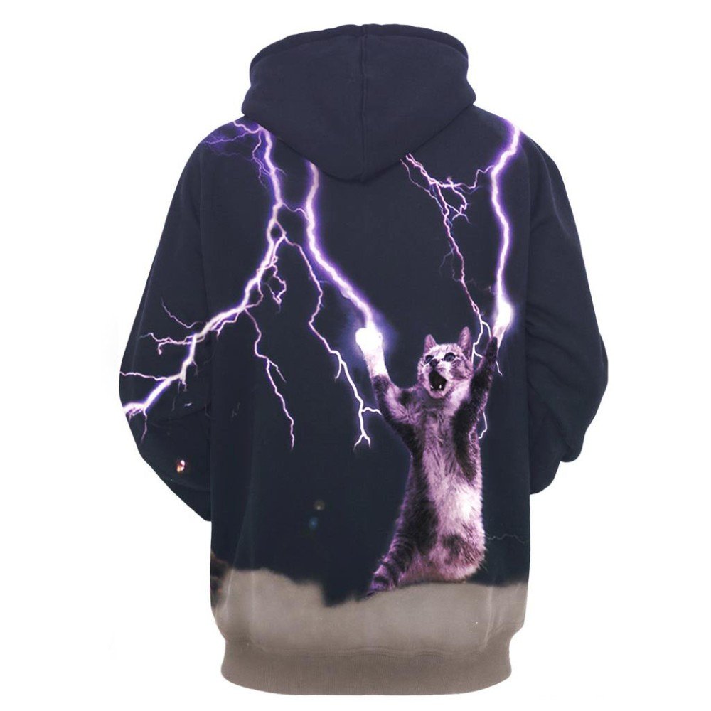 Мужская толстовка 3d Cat XL