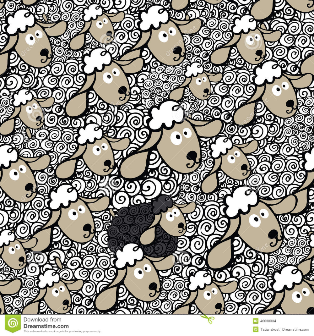 Орнамент овечки