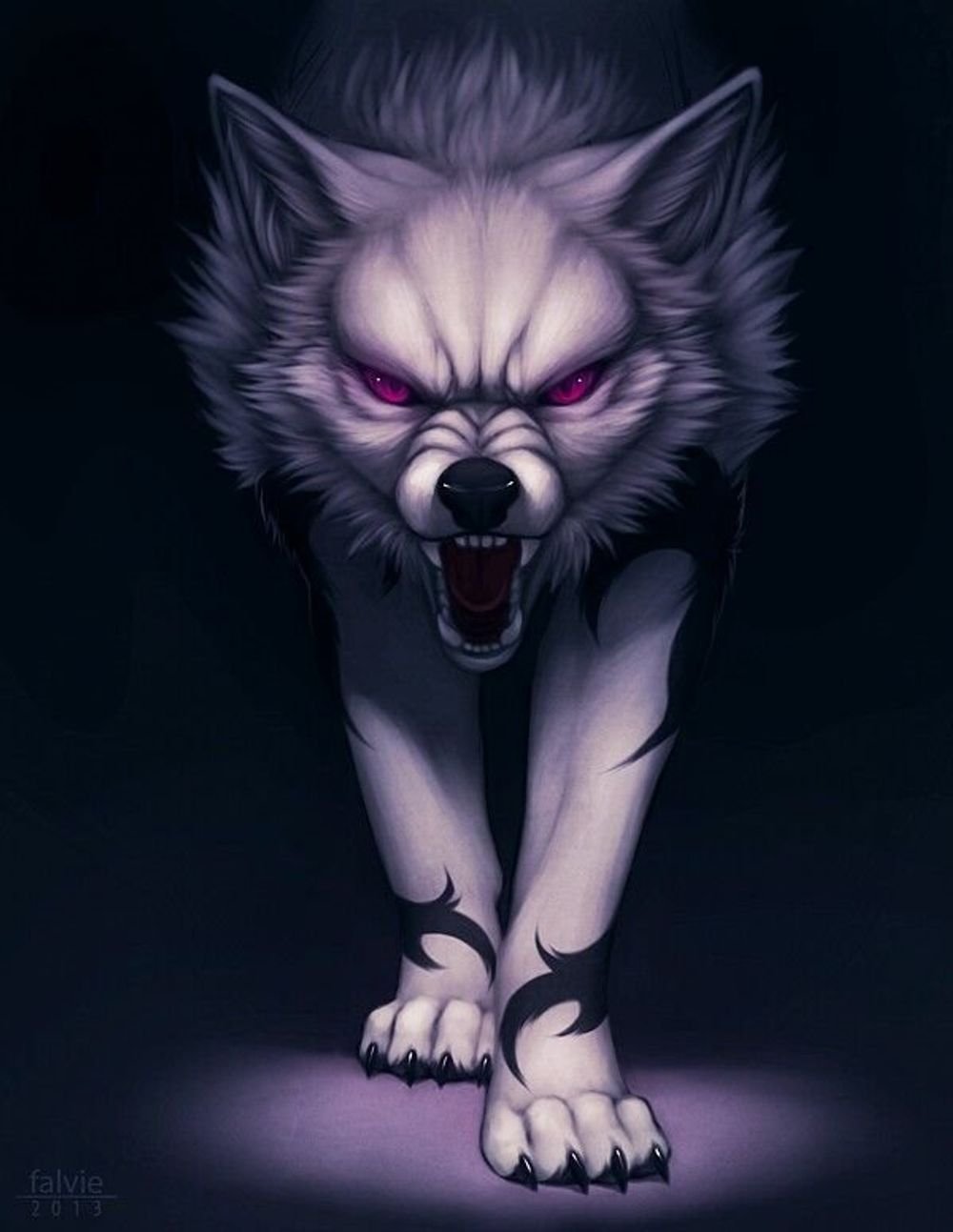 Агрессивные авы. Злой волк. Злая волчица.