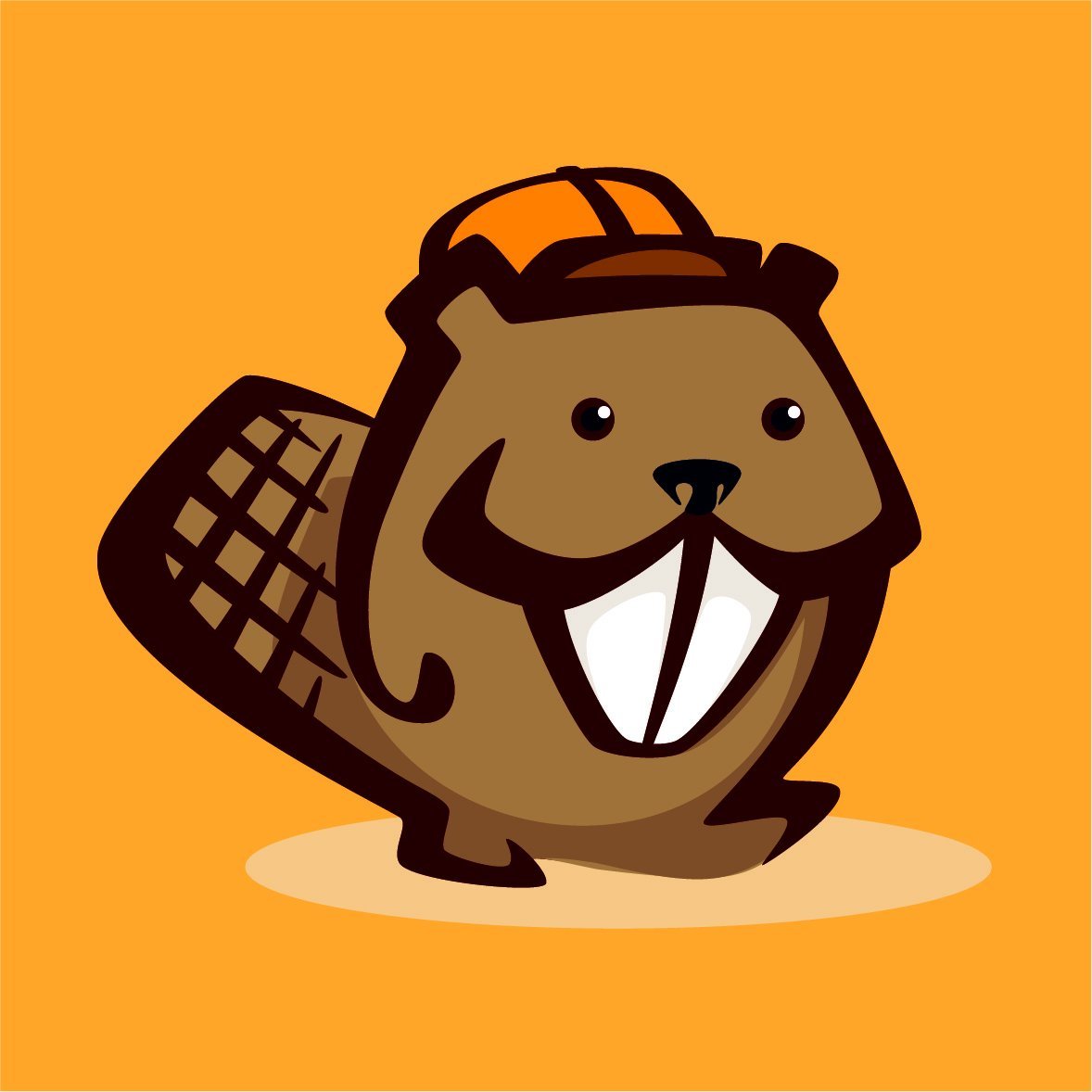 Бобер смешной