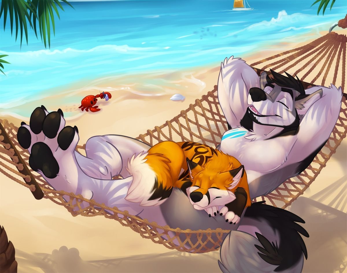 Лиса и олень