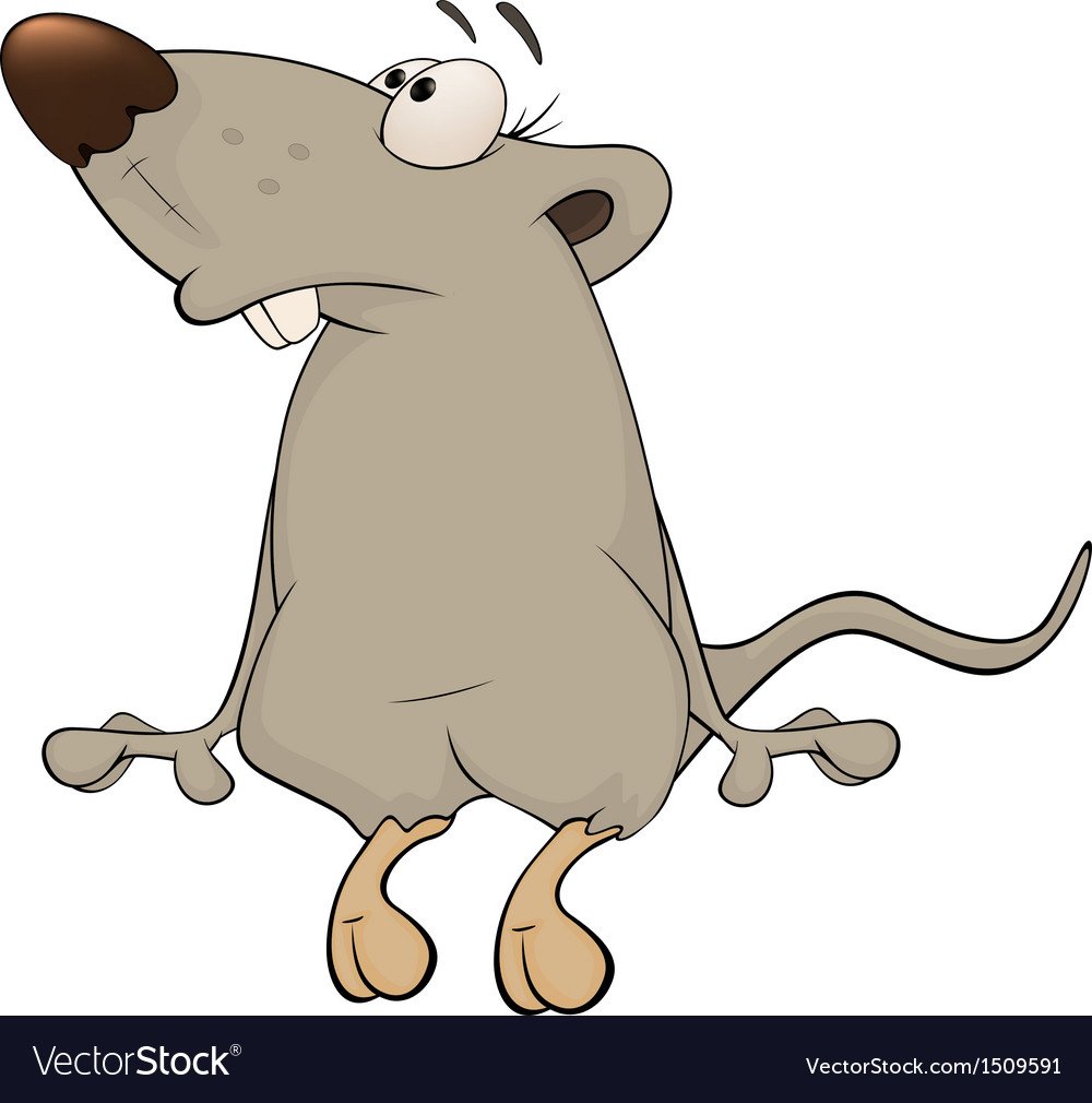 Мышь с табличкой