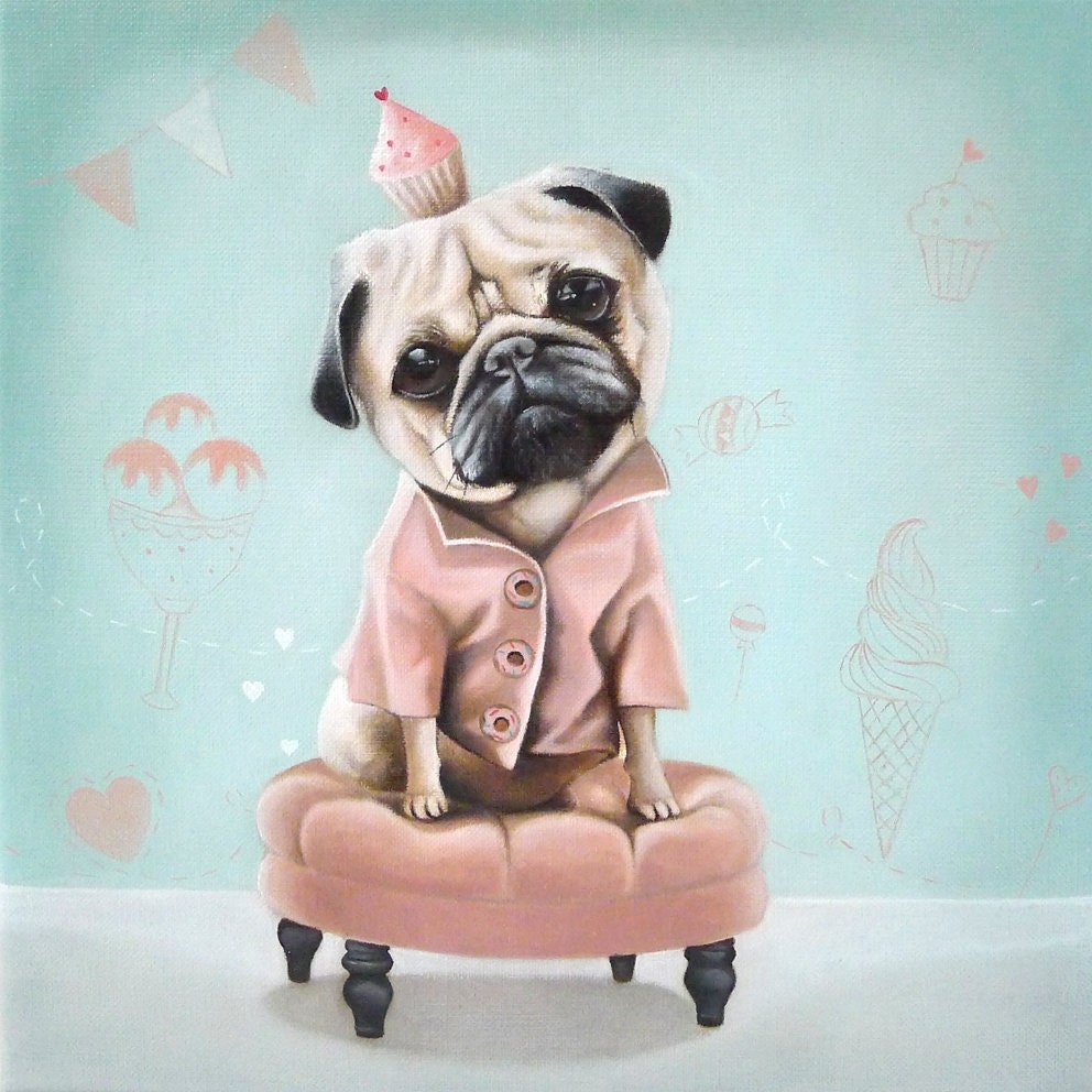 Мопс из пинтереста