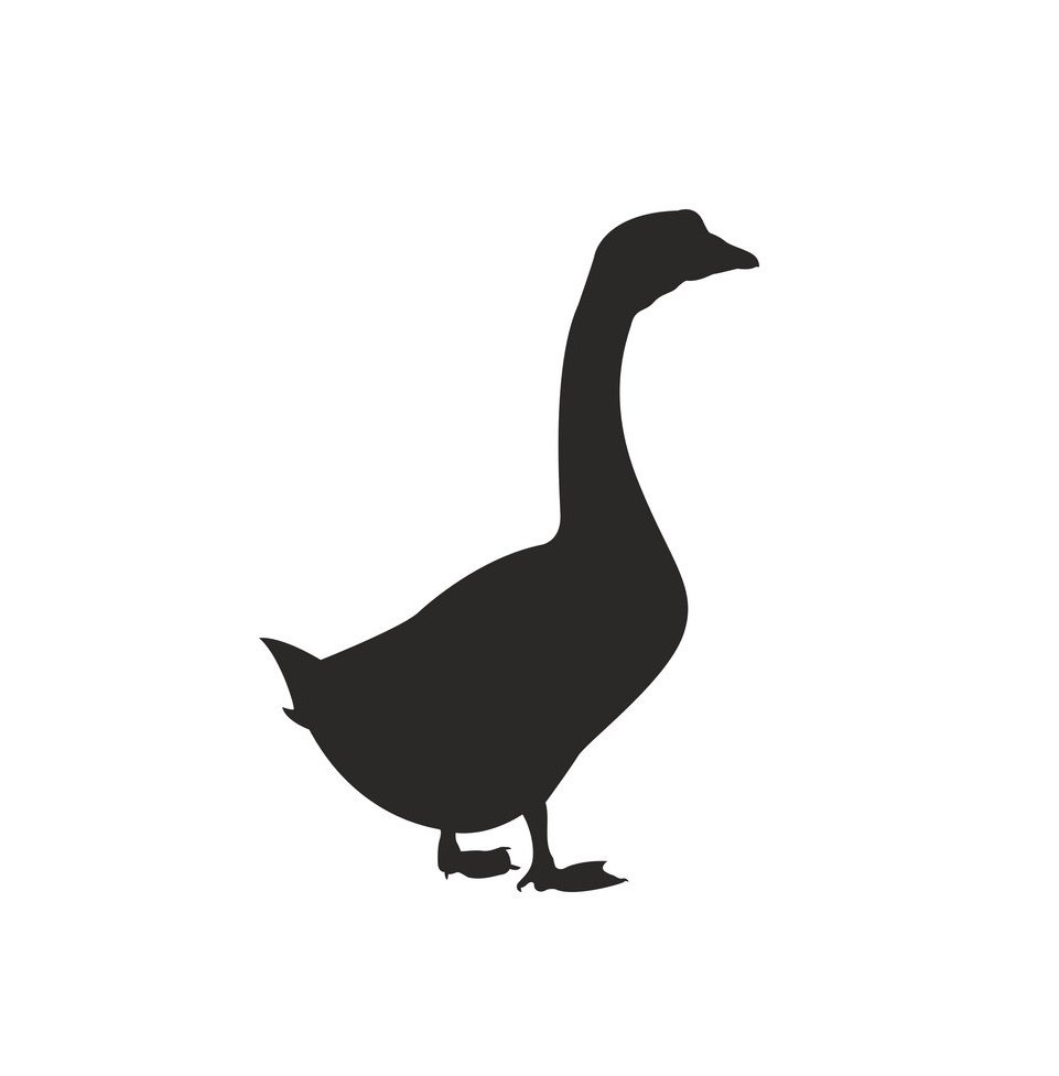 Гусь в векторной графике