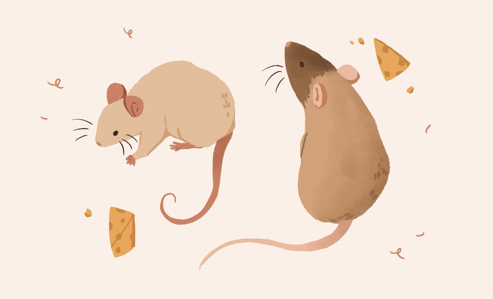 Милый рисуночек мышки
