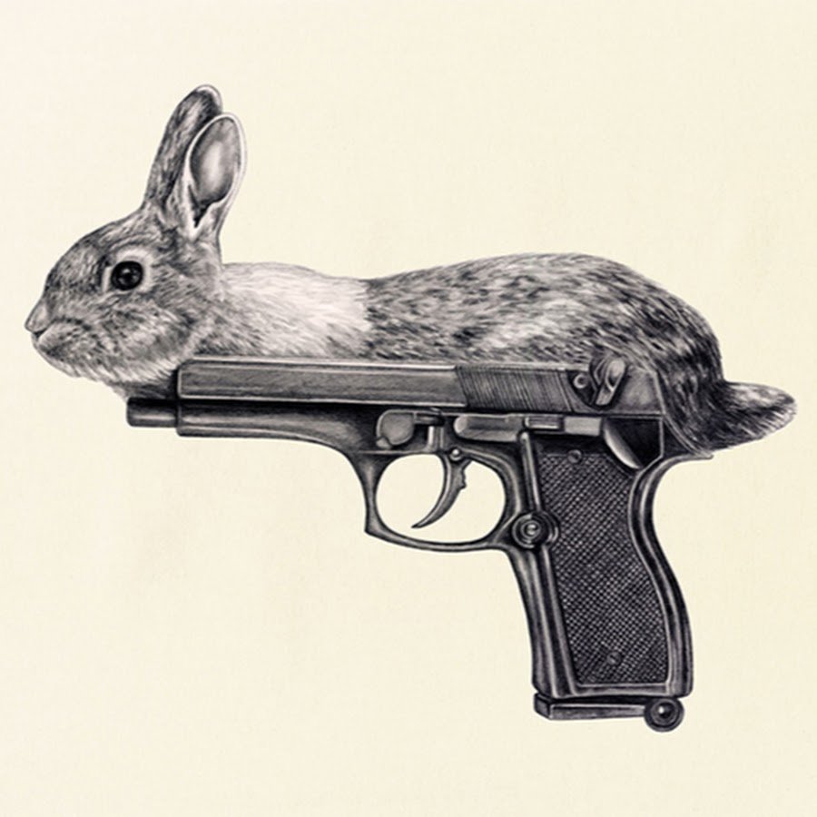 Зайчик с пистолетом